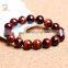 Wholesale high quality red tiger eye beads bracelet gemstone