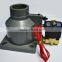 Low energy consumption extended life normal closed intake valve