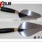 Bricklaying trowel with wooden handle