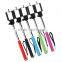Bluetooth selfie stick , selfie stick with bluetooth shutter button , Wireless monopod