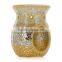 Silvery wedding supplies Vycor glass aroma fragrance lamp scented oil burner Aroma Frnace Fragrance Lamps