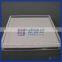 Wholesale high quality square white acrylic amenity tray