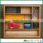 Pure bamboo divided drawer organizer