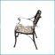 Cast aluminium furniture outdoor dining tables and chairs