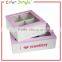 Jewelry box with mirrow for kids, square shaped boxes for jewelry wholesale