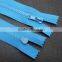 Factory Wholesale Blue Color Siders Closed End Rezin Zipper for Garment Accessories