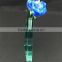 glass bottle home decorate crystal single square flower vases                        
                                                Quality Choice