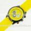 men luminous function japan movement multi silicone watch