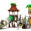 Kids plastic playground slides