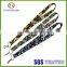 high quality funny heat transfer printed lanyard with j-hook