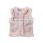 DB2686 dave bella 2015 autumn infant clothes toddlers waistcoats plaid baby vest