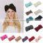 bow knitted winter crochet hairband plain cable knitted headband