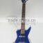 Weifang Rebon 34 inch double side electric guitar and electric bass guitar in blue colour