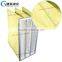 95% nonwoven air pocket bag filter