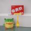 Clip on, Sell Pop Sign Ticket Card, Plastic Price label holder,Price Tags Holder for shelves