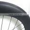 Hot sell!!!88mm clincher track bike wheel 700C carbon wheelset chinese carbon road bike wheel single speed