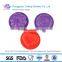 Rose/heart/rosette shapes silicone mini bake/freeze mold