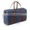 custom high quality canvas leather trim weekender bag