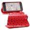 2015 Best Selling High Quality PU Leather Flip Case for Iphone 5C, With ID Card Slot