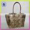 cheap tote bag and polyester with paper straw handbags