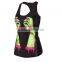 Sexy Women 3D Graphic Digital Printed Stretch Skinny Punk Vest Tank Top
