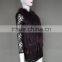 Brazil Genuine Winter Waistcoat knitted Rabbit Fur Vest With Raccoon Fur Collar Gilet Vest