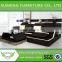 2014 Evergo leather sofa, China leather sofa chaise, Baochi modern sofa