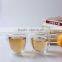 Best selling products!200ml high borosilicate glass water bottle/ double wall glass teapot cup set