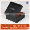 custom design high quality watch gift cover leather paper box velvet lined