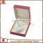 High quality luxury leather jewelry packaging gift box