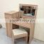 wooden grain melmained MDF board Modern large simple cheap dressing table