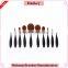 10pcs Custom Toothbrush Shape Makeup brushes set