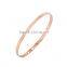 Memories Bangles with Customize Design Word 'THINK POSITIVE' with 4mm/7mm Width