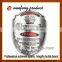 New Design Debossed Wine Label, 3D 2D Metal Logo Wine Lable