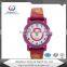 cheap child watch colorful silicone band carton watch