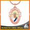 Free mould fee gold Europe british royals souvenir printed keychain souvenir