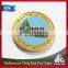 Best selling nickel/gold embossed custom shopping cart tokens