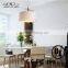 fabric modern rural style living room simple unique design chandelier ceiling lamp