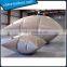 Grey color collapsible water tank/ Eco-friendly PVC water bladder tank for sale