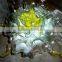 hand blown glass wall decoration XO-20150630&Murano glass chandelier from famous Chinese glass artist Mr Ou