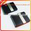 Promotional credit card holder PU money clip Functional PU leather stainless steel money clip