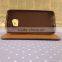 Leather horizontal wallet phone case with backclip for iphone 6 6 plus waist belt sport mobile phone cover for apple wholesale