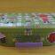 Small decorative jewelry suitcase with metal handle and lock