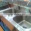 10 years manufactorer stainless steel sink flat polishing machine