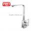 VIGA bath shower set brass chrome shower column square bath shower mixer