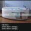 Factory direct acrylic ABS material nice shape big jets aqua hydro whirlpool massage bathtub