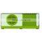 Crystal case bluetooth speaker with FM radio wireless speaker for home theatre