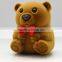 Cute plastic bear jewelry packaging box