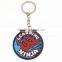 Yiwu Manre bulk PVC/ rubber custom silicone keychain custom shape keychain