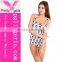Backless Printed Custom Made One Piece Bathing Suit